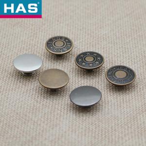 Buy cheap 17mm Brass Snap Buttons Round Metal Rivet Buttons Customized product