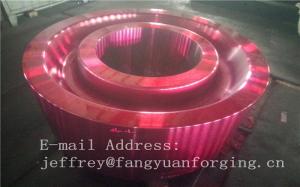 Buy cheap ASTM AISI  DIN 36CrNiMo4 JIS SNCM439 Forged Gear Blank Internal Gear RIng Blanks Alloy Steel product