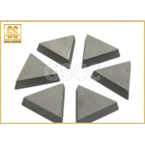 Buy cheap Hardness Tungsten Carbide Brazed Tips , Carbide Cutting Tips YG3 YG6X Grade product