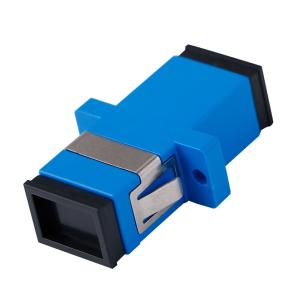 China Optic Flange Coupler SC Simplex APC UPC Fiber Optic Adapter on sale