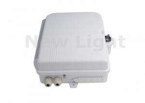 China Withe Color Fiber Optic Termination Box SC 48 Port Wall Box For Local Area on sale