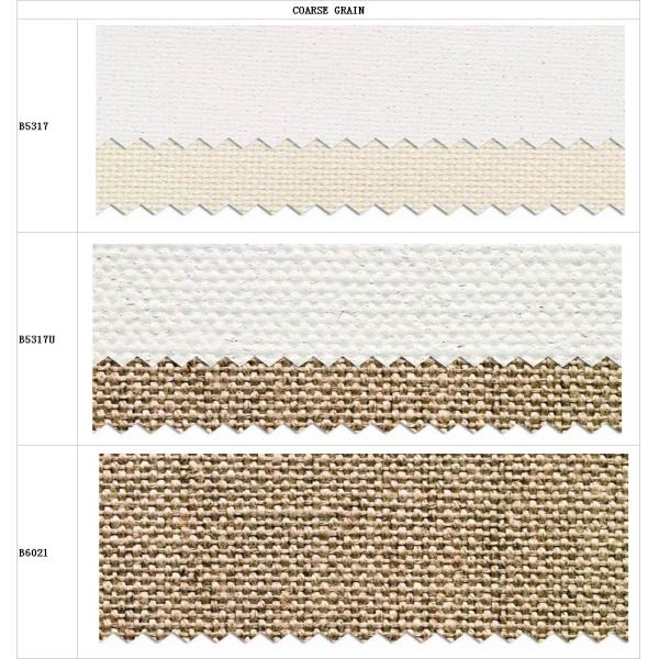 Multiple Sizes Cotton Canvas Roll , Coarse Grain Heavy Duty Canvas Fabric Roll