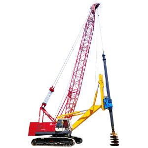 Attachment rig Hydraulic crane attachment for large diameter bored piles to be