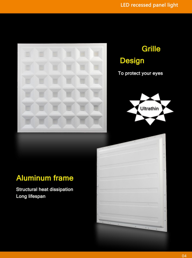 300x600mm 120lm/W LED Panel Downlight Grille Panel 30W 3000K