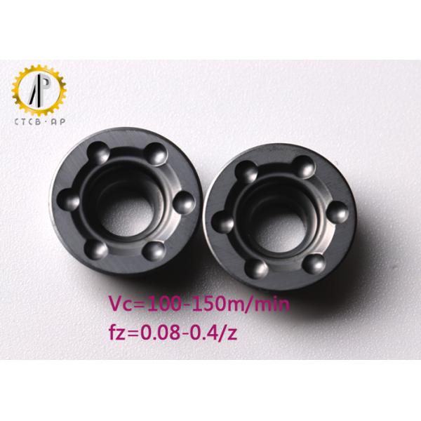 Round Milling Tungsten Carbide Inserts RDMT1204MO For Semi Finishing And Roughing