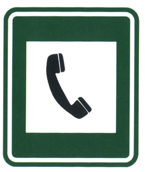 Emergency Telephone Sign Supplier Guide Sign Board Best Price ETC Lane Indication Signs