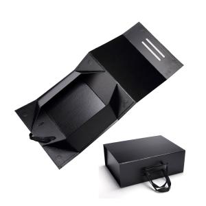 CMYK Hard Gift Boxes Folding Paper Box With Magnetic Closure