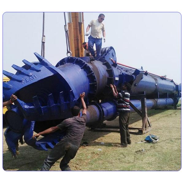 43.5 Meters Suction Cutter Crown Type Sand Dredging Ship Vessel Equipment For Sand Dredging