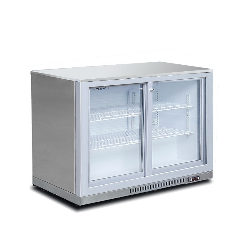 Buy cheap Two Doors Back Bar Under Counter Display Beer Cooler product
