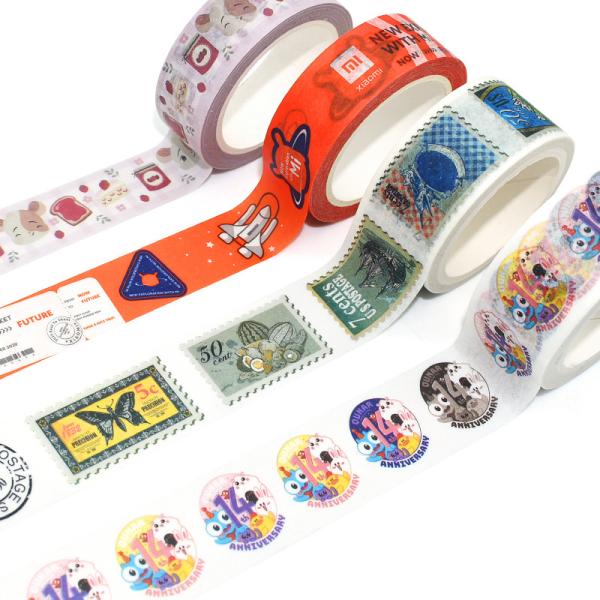 Easy Tear Skinny Cats Masking Washi Tape For Scrapbook Layouts Printed Masking Washi Tape