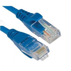 China Indoor Copper Patch Cables , Utp Cat5e Patch Cable Snagless Boot Patch Cord on sale
