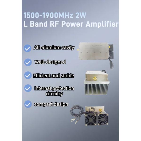 High-Performance Device L Band 1500-1900MHz 2W RF Power Amplifier for Wireless Communication Base Stations