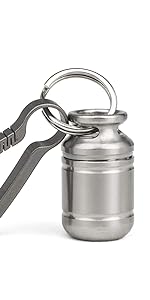 Micro Keychain Pill Holder