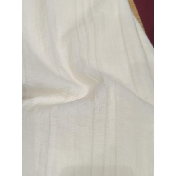 71GSM Satin Clothing Fabric Vertical Striped Soft Tulle Fabric 31% Nylon 69% Tencel