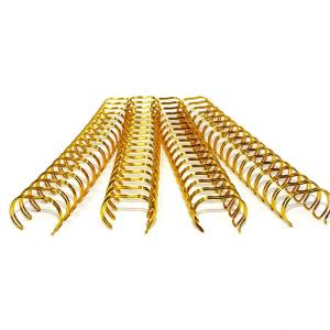 Buy cheap Rainbow Metal Spiral Coil , Electroplating Book Binding Wires product