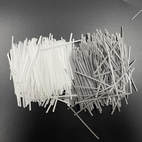 6mm White HD Glass Fiber For Anti Cracking And Reinforcement Concrete