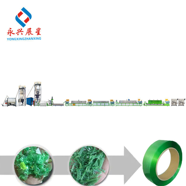 Customizable And Versatile PET Strap Production Line For Strap Width 9-32mm