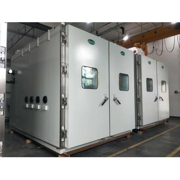 Double Door Large Capacity Walk In Test Chamber With Slope For Testing Car Unit