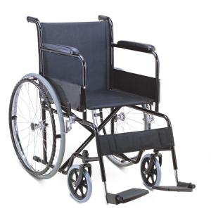 Buy cheap Essential Folding Reclining Wheelchair Economic With Fixed Armrest Fixed Footrest product