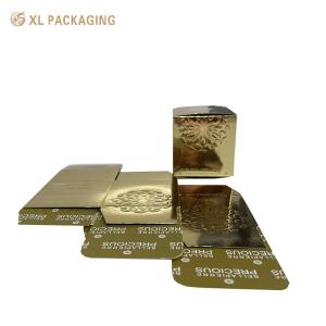 XL Packaging Printed Foldable Card Box Gold Card Paper Folding Card Box Glass
