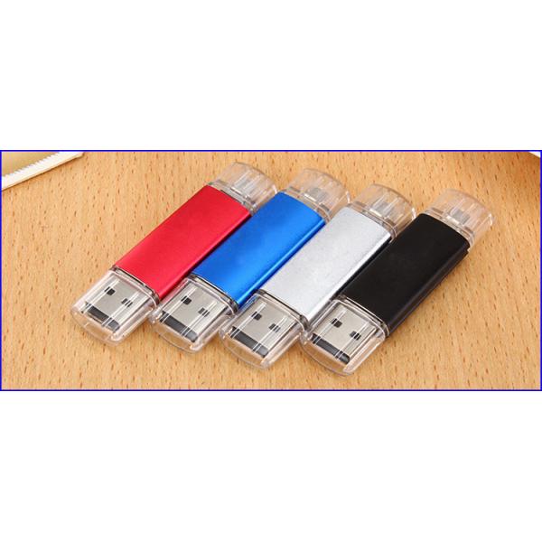 Metal Body Transparent Cap OTG 16GB Pendrive Micro USB Interface