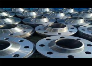 Buy cheap ANSI B16.5 GR2 WN RF Titanium Forged Flanges , Industrial Pipe Flange For Oil Gas Industry product