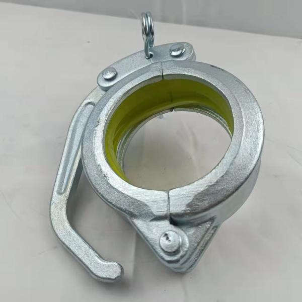 5 Inch Quick Release Hose Fittings , Concrete Hose Clamp For Putzmeister