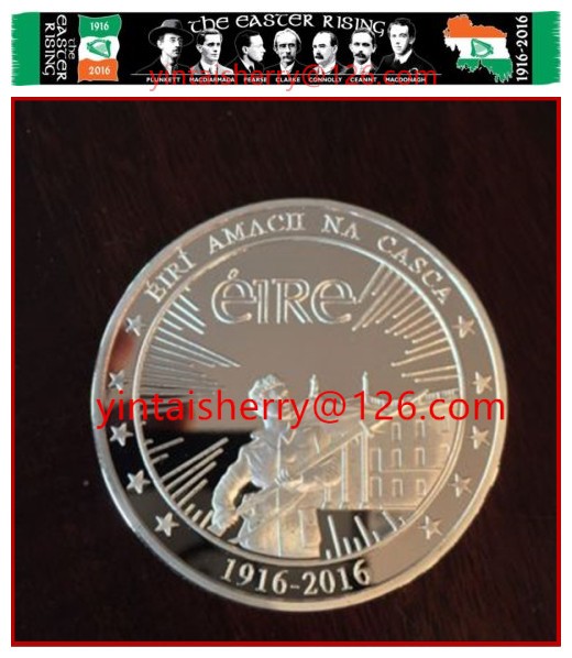 Easter rising 1916 souvenir silver coin
