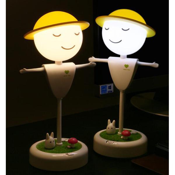 Topshow Creative LED Lovely Touch Sensor Scarecrow Night Light For Kids