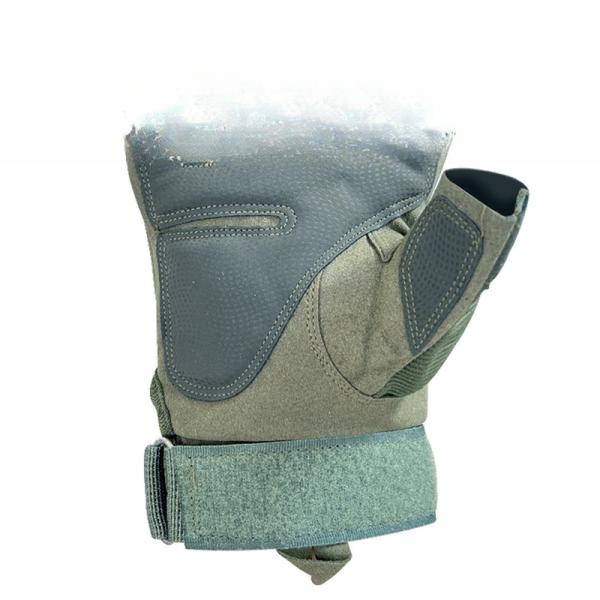 Protection Safety Training Gloves Green Half Finger Customized for Ultimate Protection