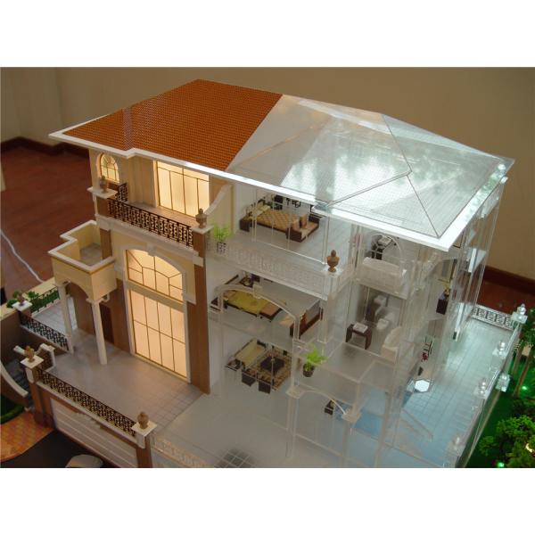 Customized Architectural Model Making Materials With Interior Furniture
