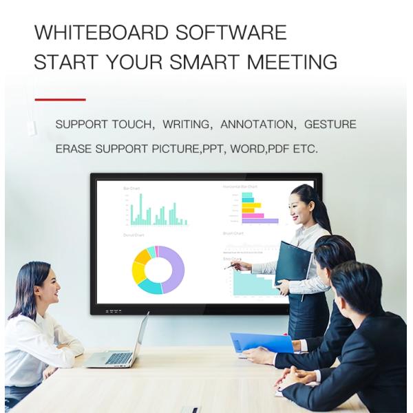 IR Touch Lcd Monitors OEM , 10 Points Infrared Interactive Touch Screen LCD Monitor