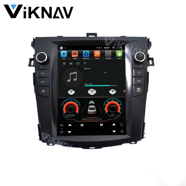 10.4 inch Touch Screen Head Unit For 2008-2012 Toyota Corolla Multimedia Player Android GPS Navigation Wireless Carplay