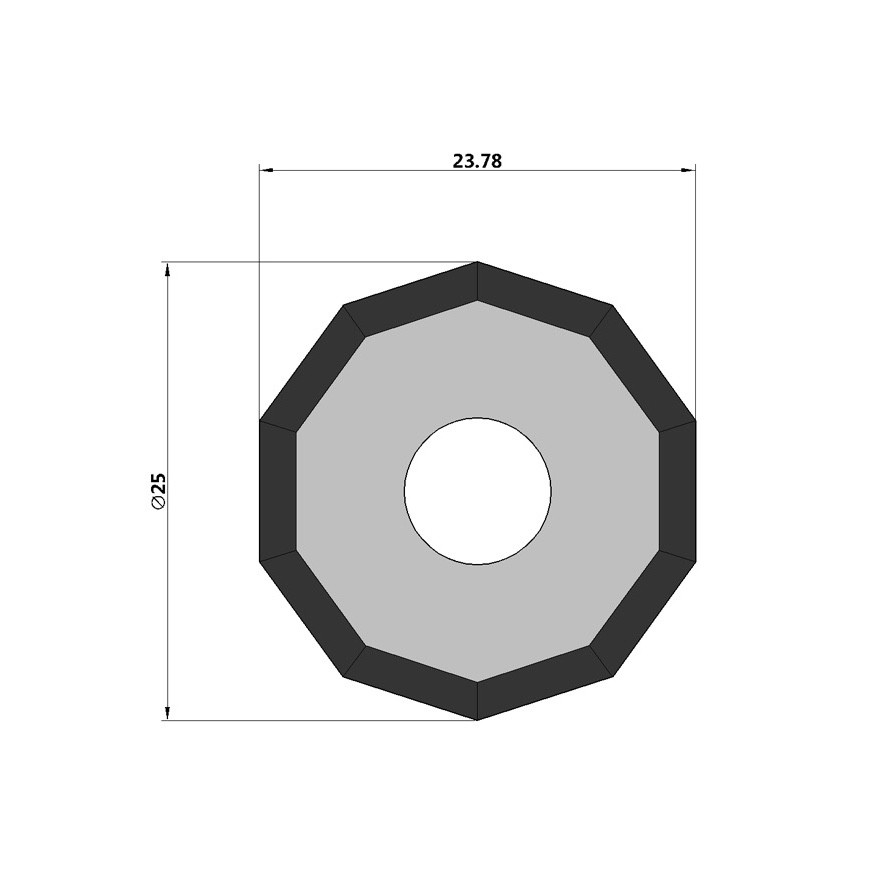 50mm 8mm Tungsten Carbide Cutting Blade Heat Treatment Crop Cutter