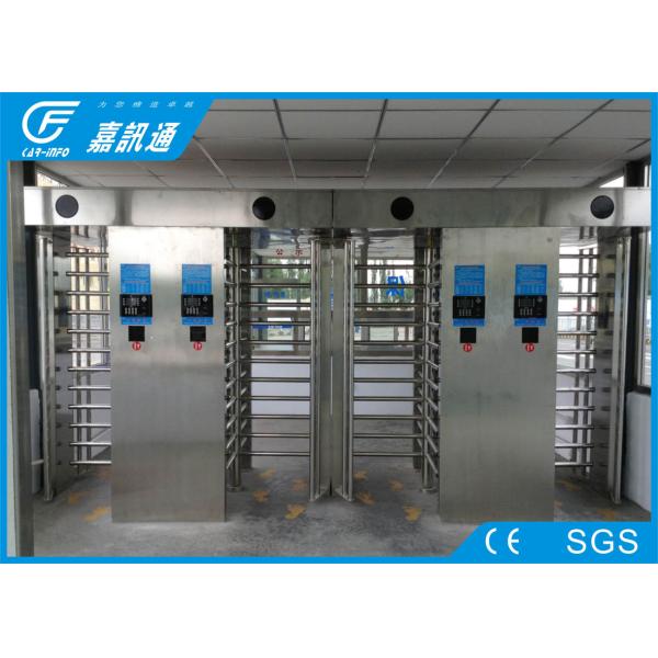 Security Stainless Steel Full height Turnstiles Gates Ticketing System Control