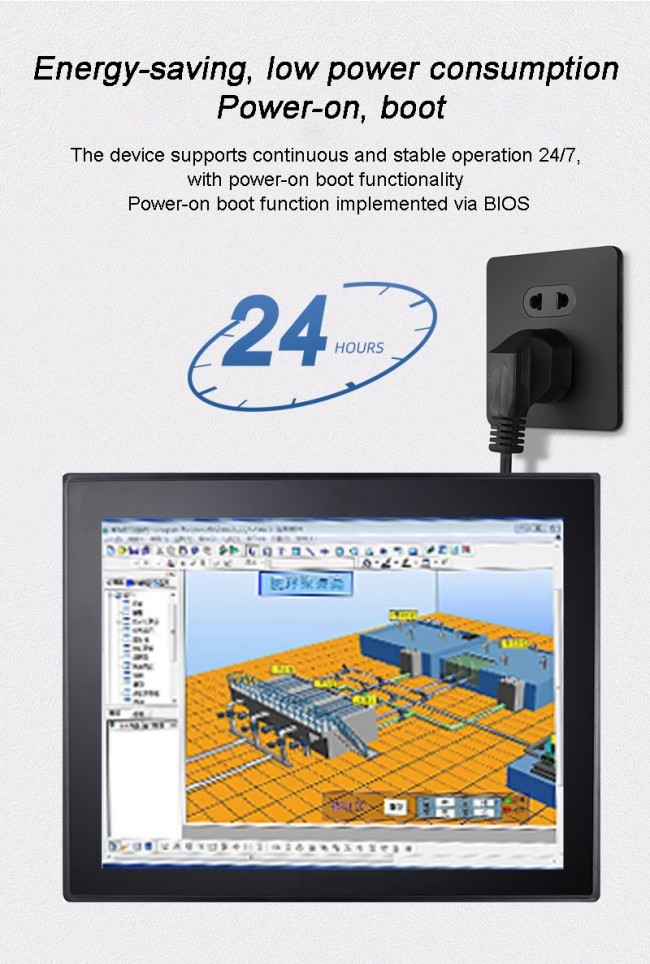 27 inch Factory Customizable Embedded Industrial panel PC Fanless Computer Waterproof All in One Touch Industrial Pc