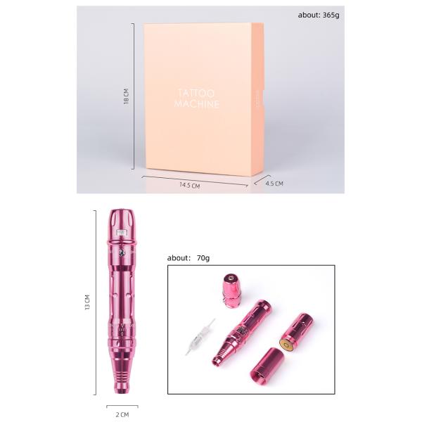 Aluminum Alloy Wireless Semi Permanent Makeup Tattoo Kit Tatoo Microblading Pen