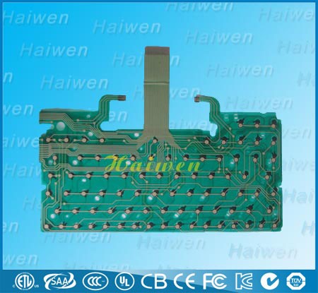 Custom Screen Printing FPC Membrane Switch Keypad With Polyester Dome