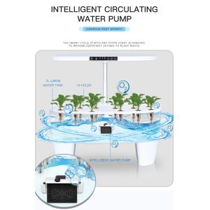 LED Lighting Hydro Planter , Intelligent Circulating Water Pump Hydroponic Pots