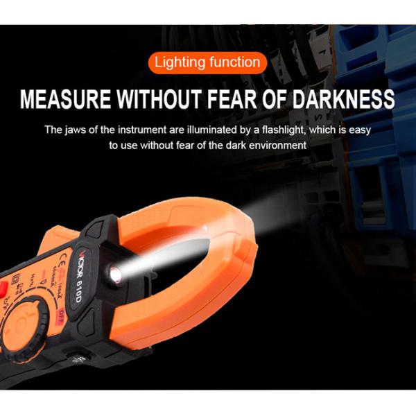 1000V 1000A AC Digital Clamp Multimeter True RMS VFD Multimeter