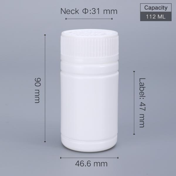 Waterproof Child Resistant Pill Packer Box Bottle With Anti Theft Cap Capacity 20ML to 200ML