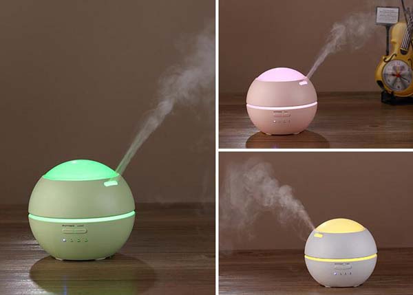 Essential Oil Diffuser 150ML Shadow Wood Grain Ultrasonic Aroma Diffuser Humidifier