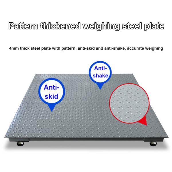 LED Digital Display 1 Ton Cattle Livestock Weight Scales with Cage Stable Performance Heavy Duty Industrial Floor Scale