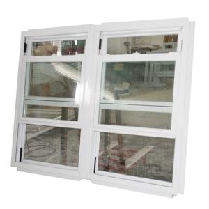 American Style Double Hung Window / Ventilation Aluminum Sash Windows Stainless