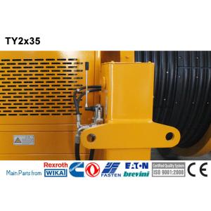 Transmission Line Stringing Tools 2x40kN Hydraulic Tensioner With Cummins Engine