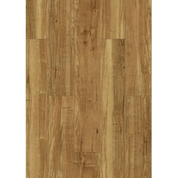 Waterproof Click Vinyl SPC Flooring Plank DIY Rustic Maple Grain With Burl Stone