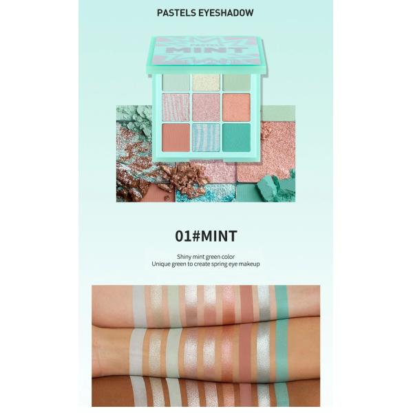 ODM Mint Color Shell Matte Cream Eyeshadow Glitter Eye Makeup