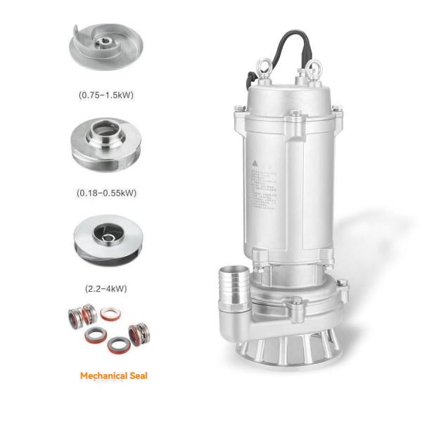 Stainless Steel Non Clog Submersible Pump for Mud Sewage Dirty Water