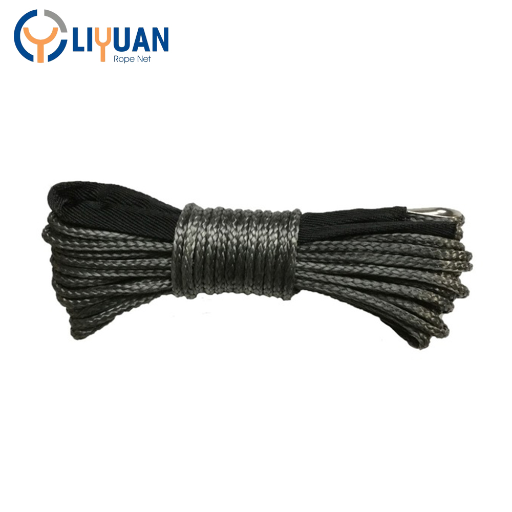Electric Power Source Braided Cable Pulling Synthetic Winch Rope with OEM Support