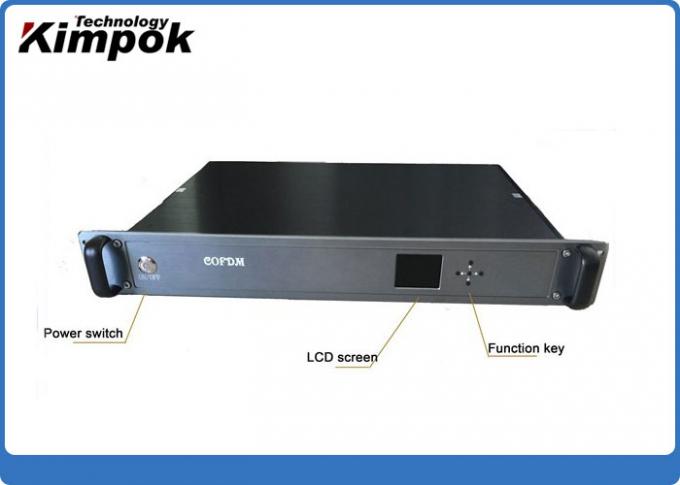 75ms Latency Wireless Data Transmitter and Receiver 200km UAV COFDM Video Sender UHF